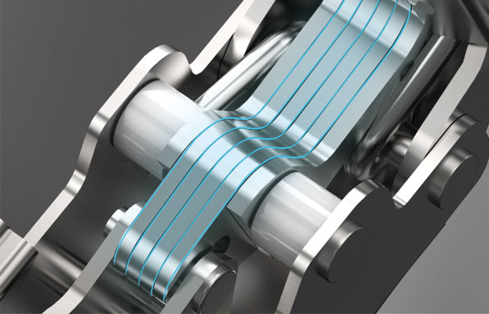 Detail upgrade and thickening of force arm plate